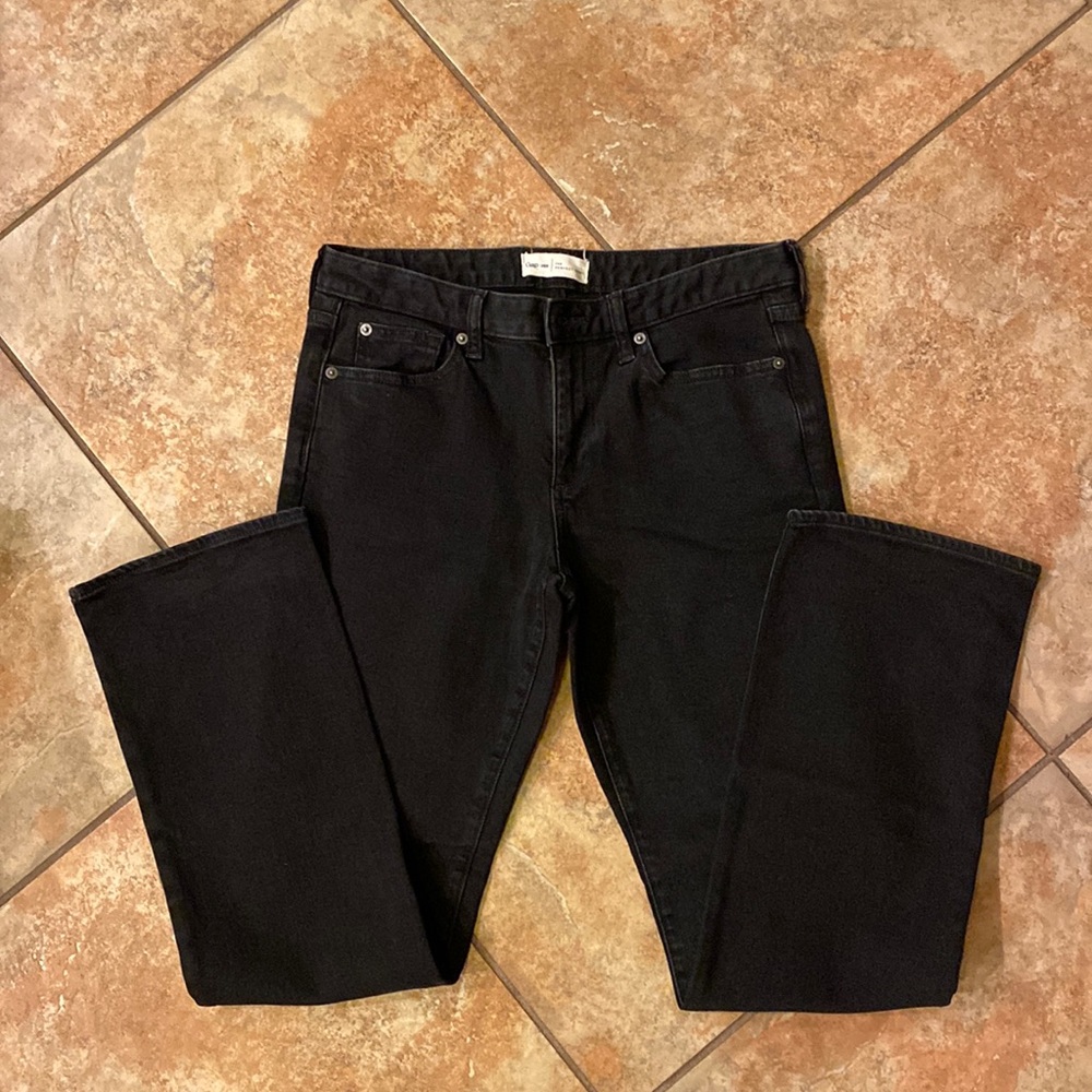 GAP Black perfect boot cut jeans